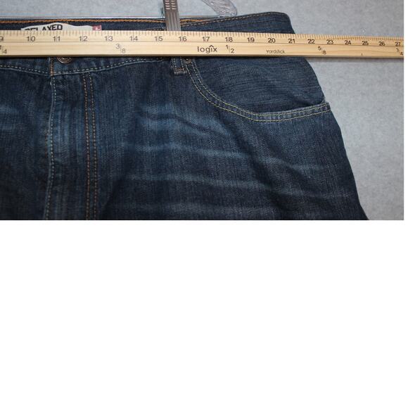 Levi's 559 Relaxed Straight 44X30 Jeans Classic Denim Dark‎ Wash - Picture 5 of 8